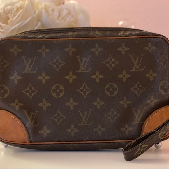 Auth Louis Vuitton MARLY DRAGONNE CLUTCH - Picture 10 of 14